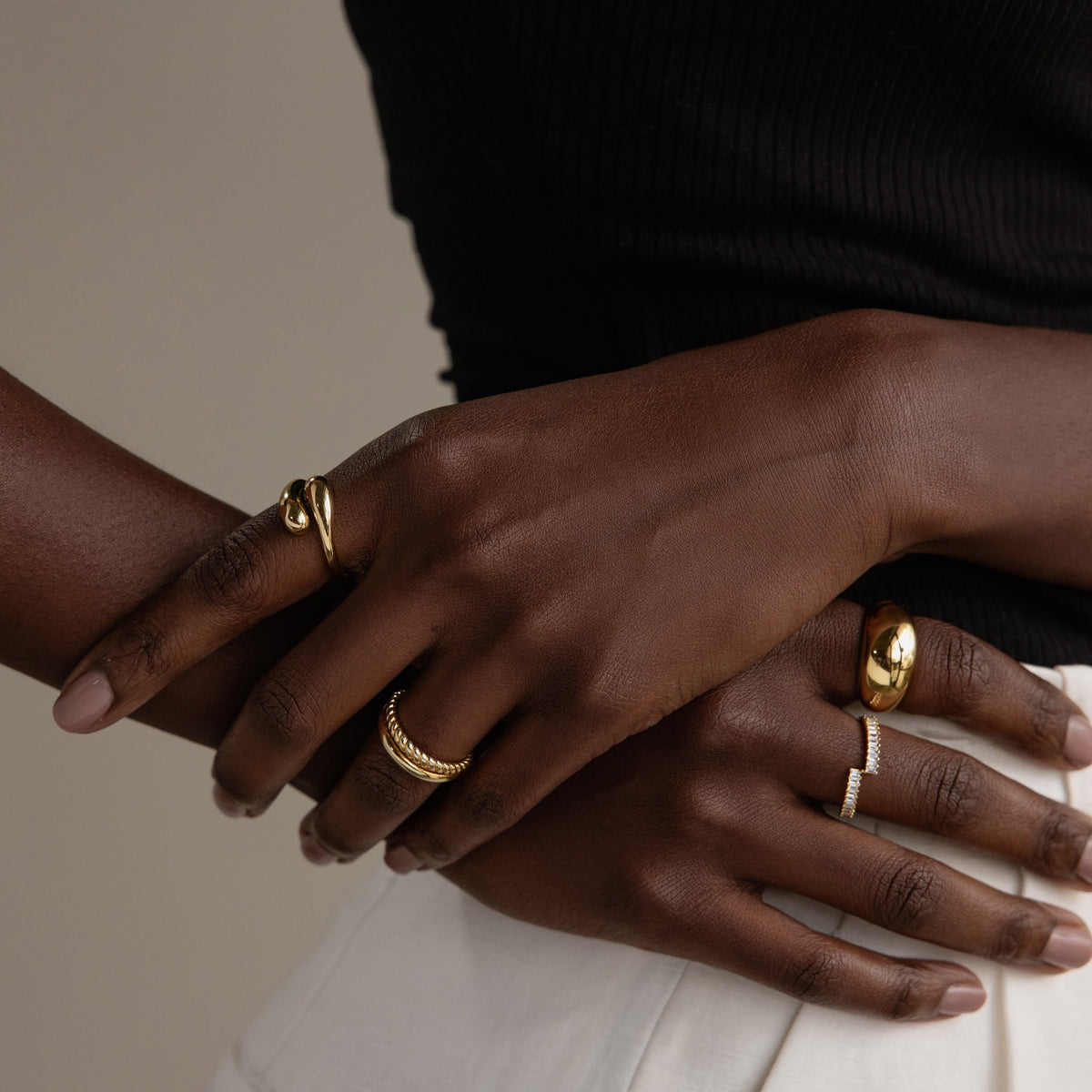 Duo dome ring