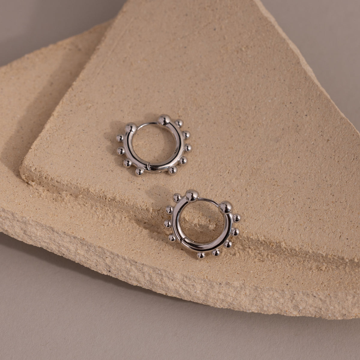 Beaded hoops 5