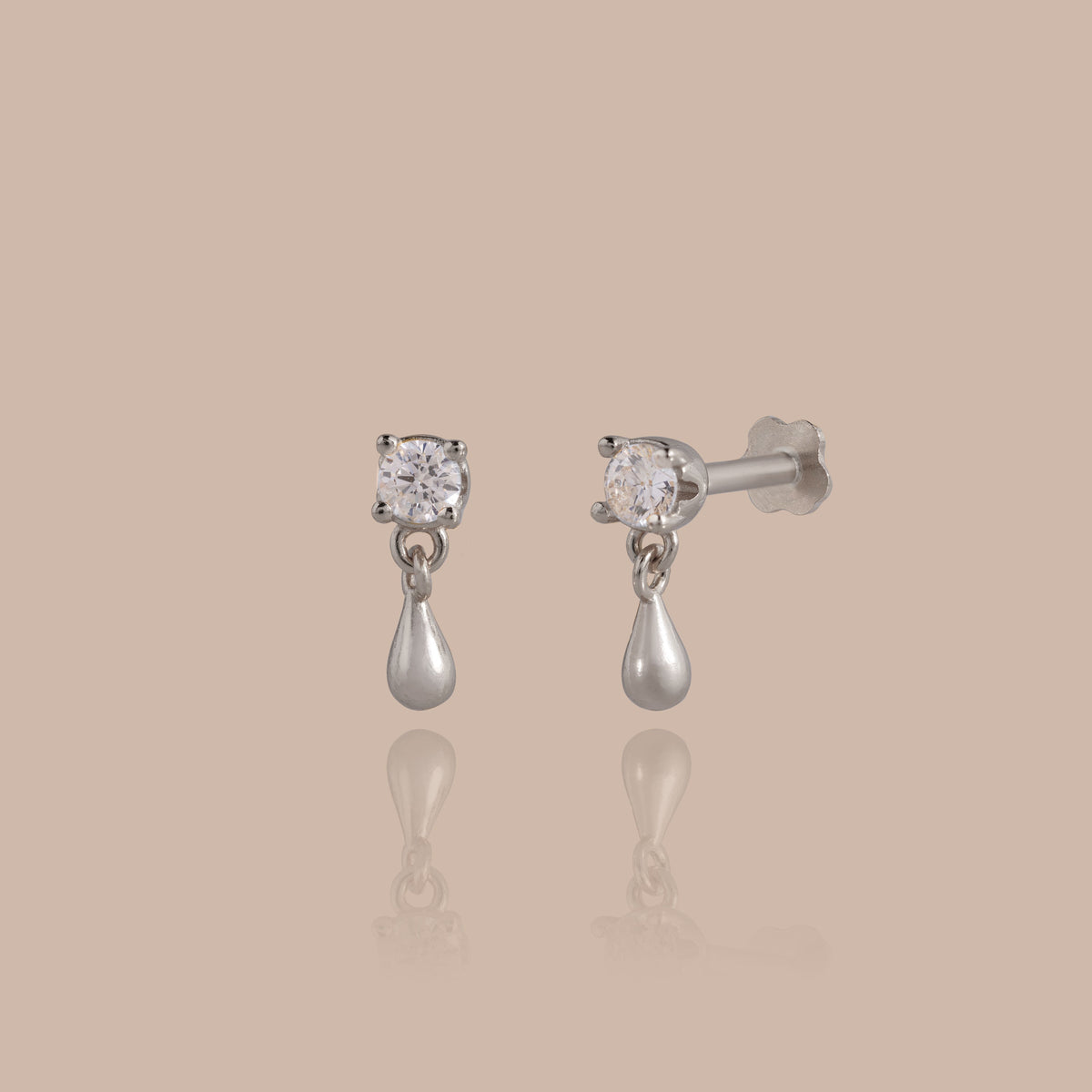 Diamond droplet studs