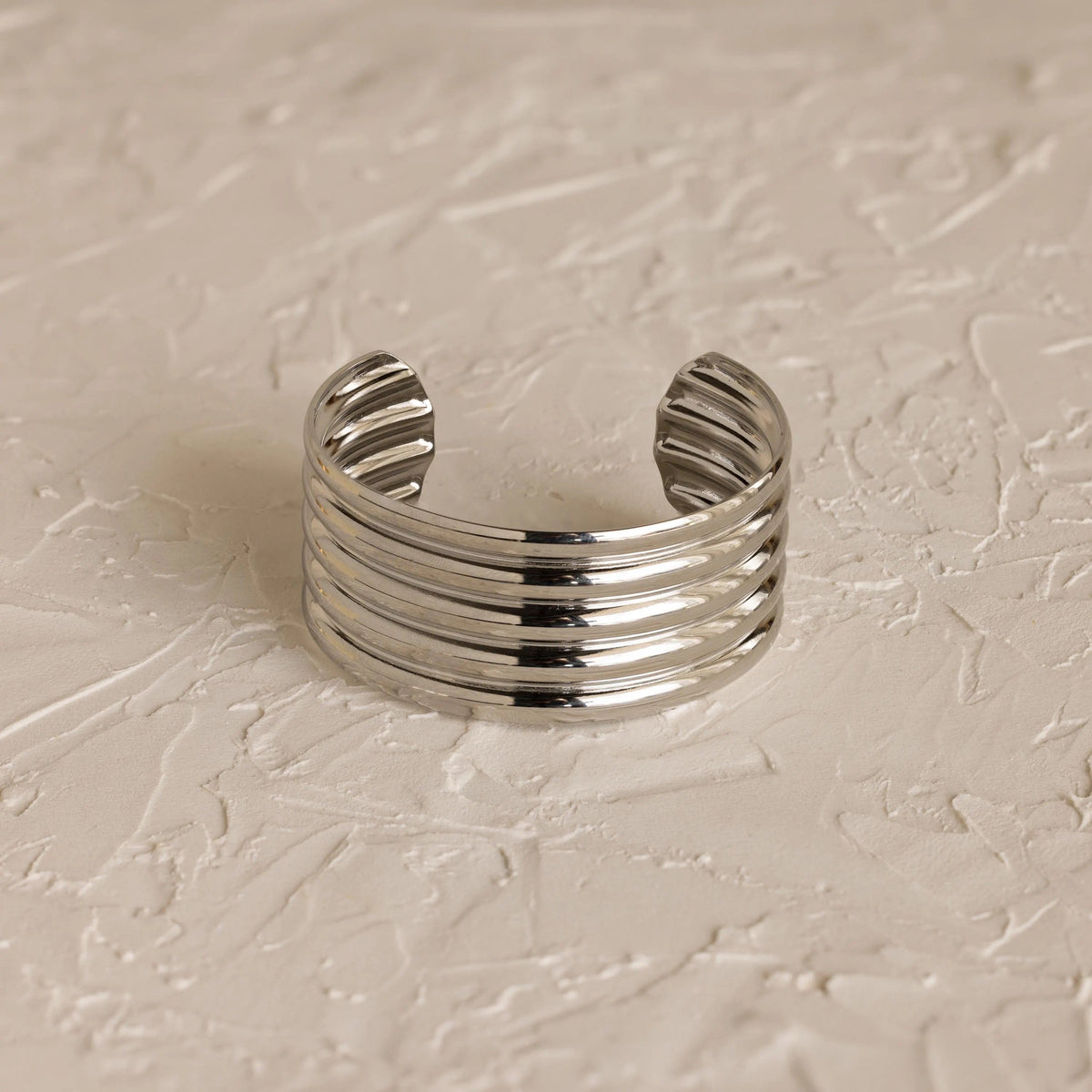 Ribbed Cuff Bracelet