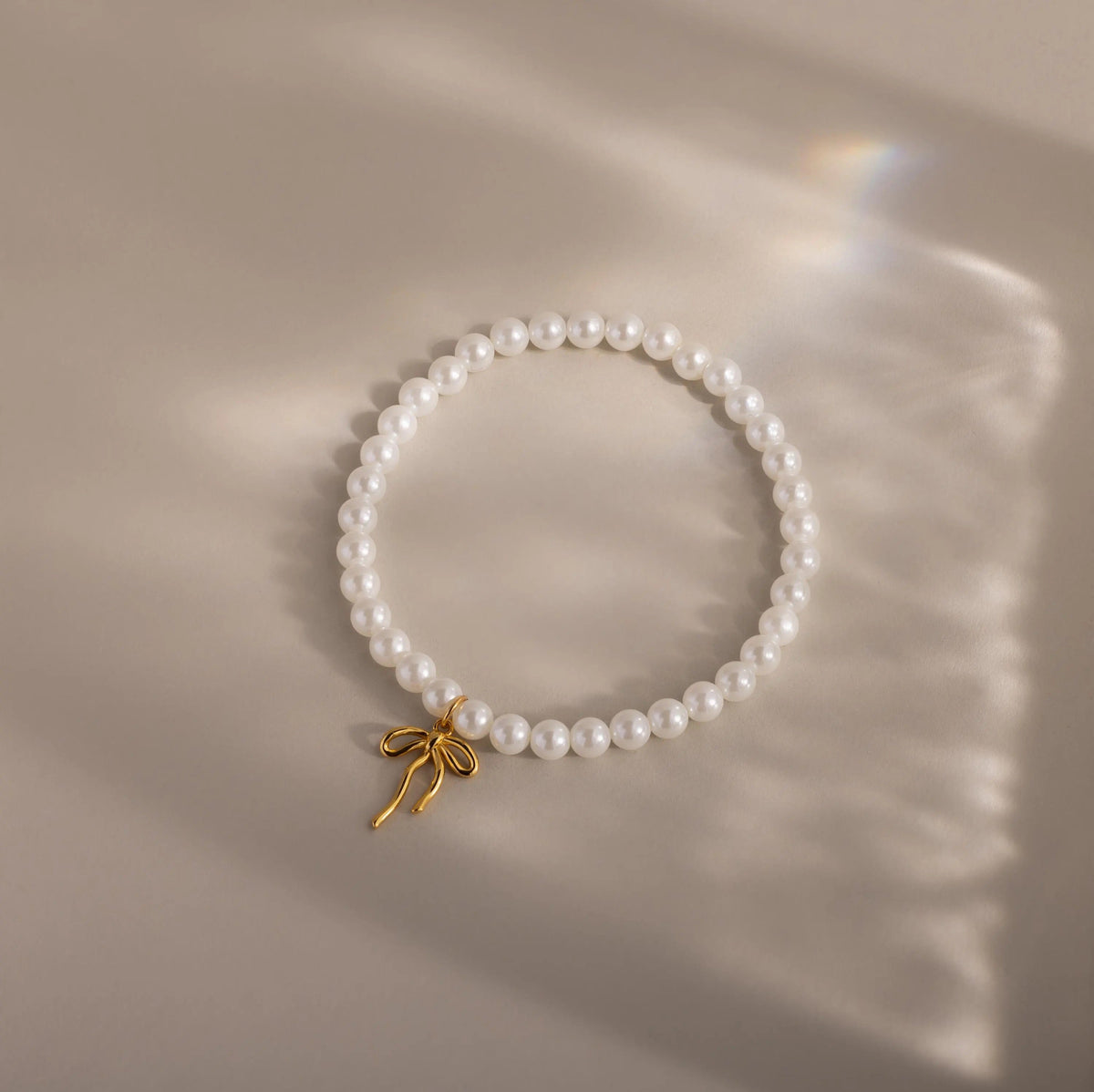 Bow Pearl Bracelet
