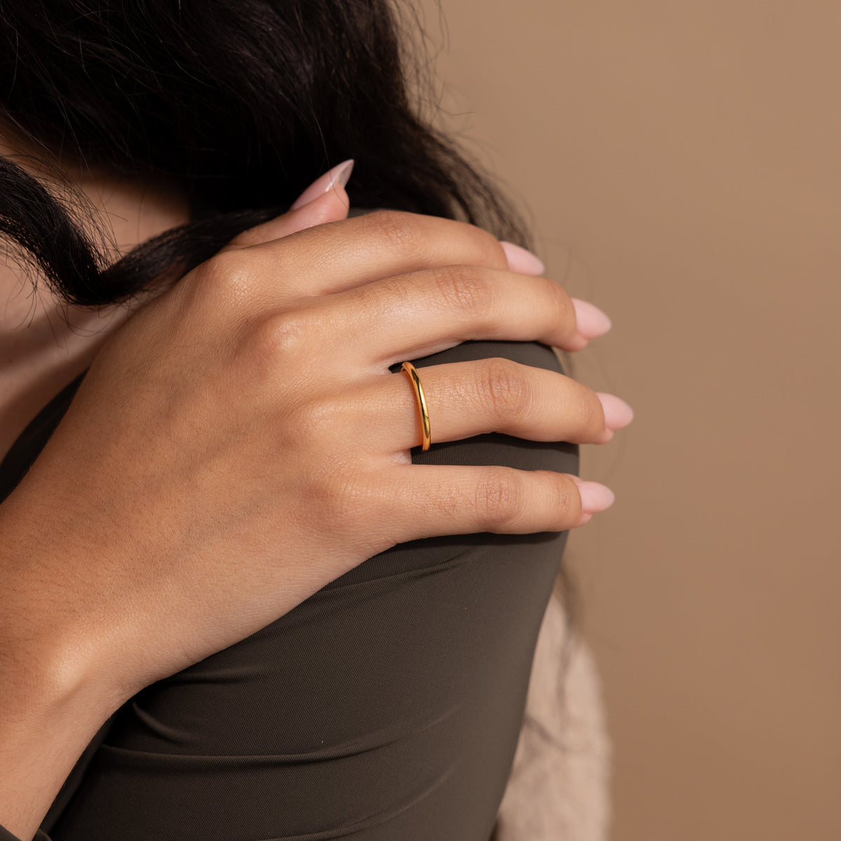 Minimal stacking ring