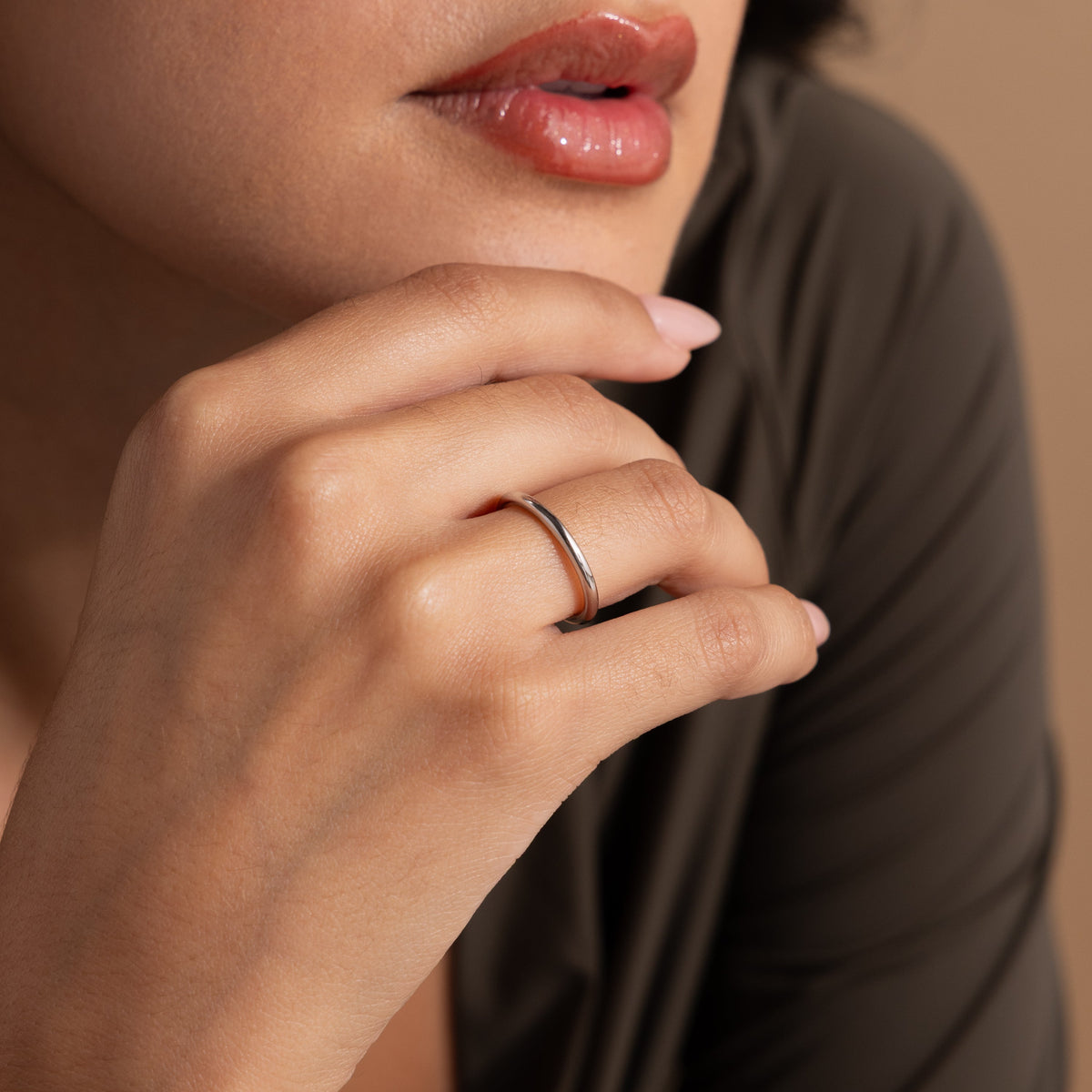 Minimal stacking ring