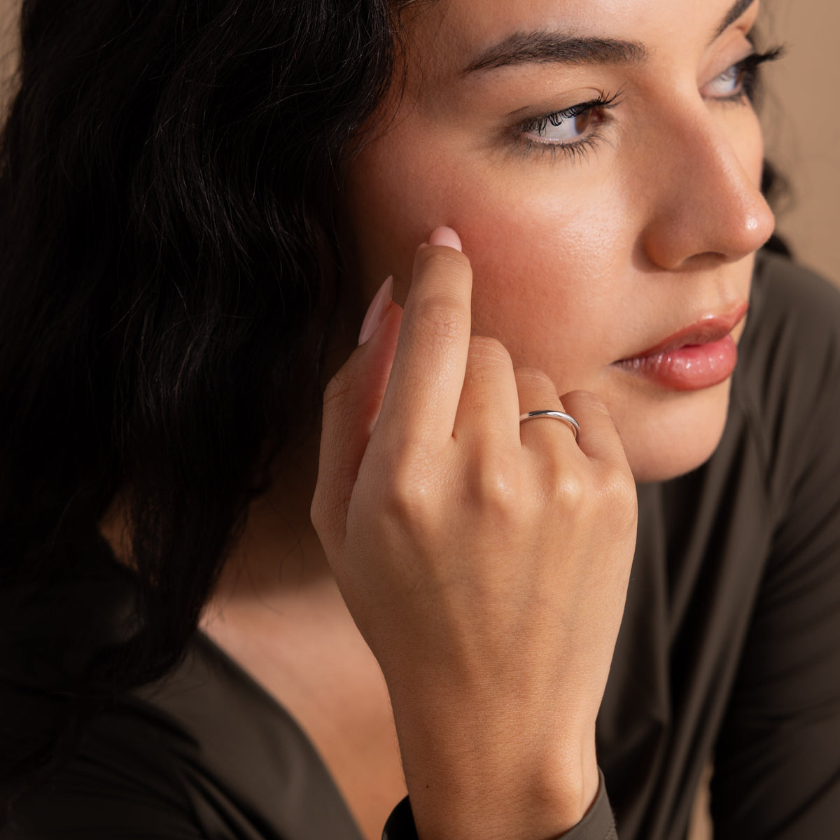 Minimal stacking ring