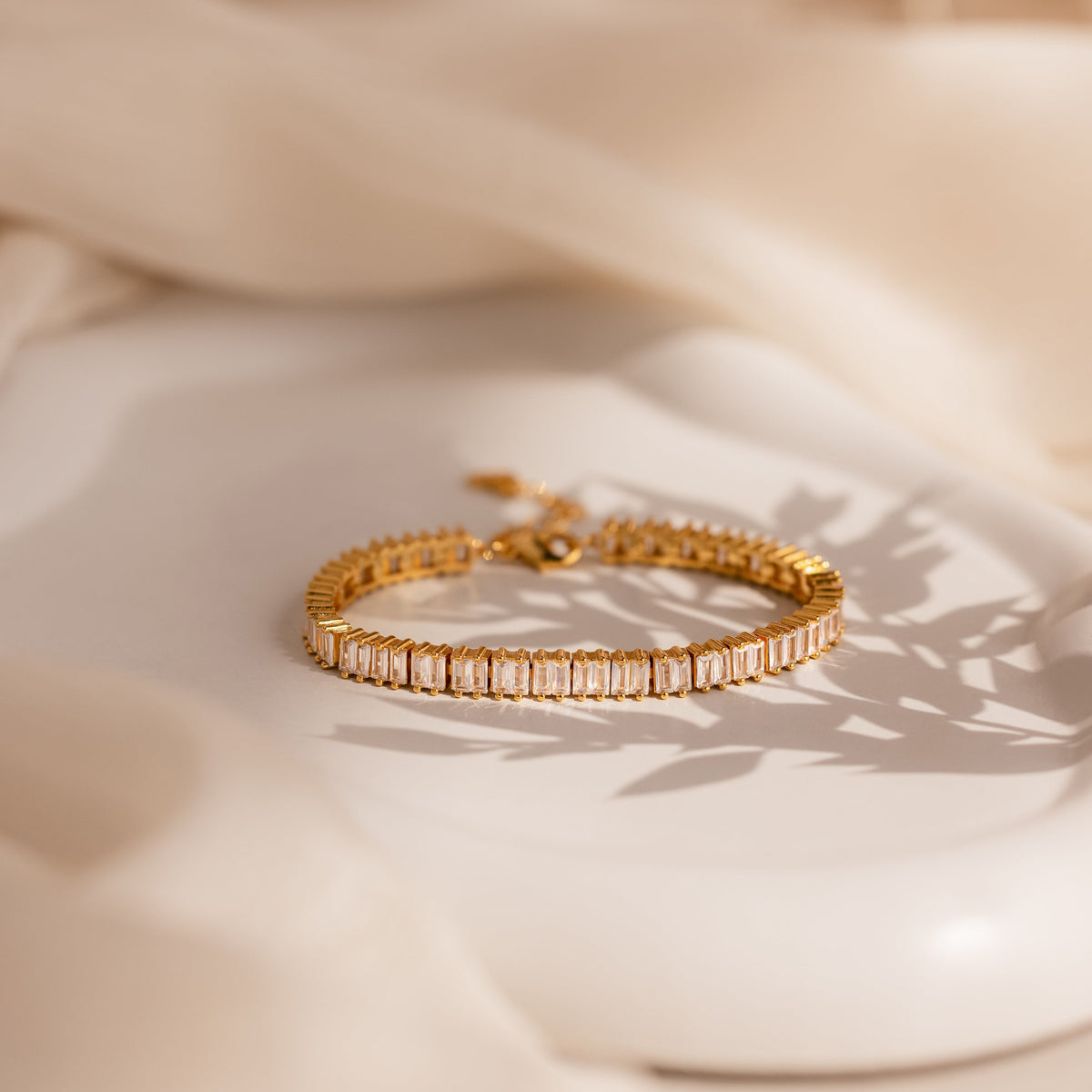 Vertical Baguette Tennis Bracelet