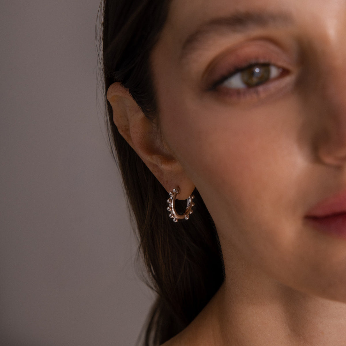 Beaded hoops 8