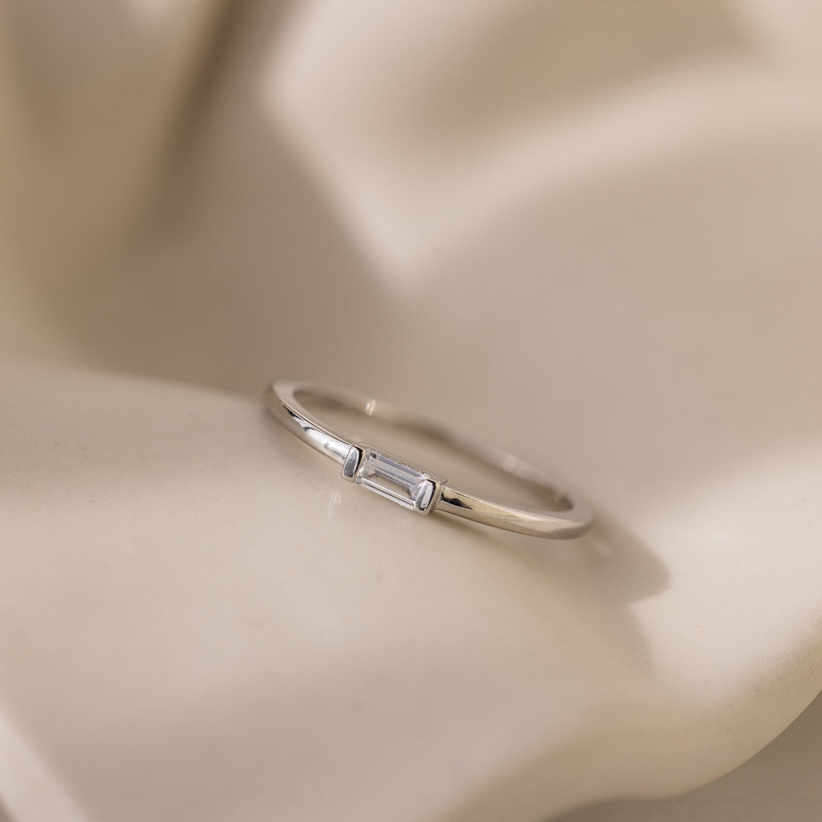 Baguette diamond ring