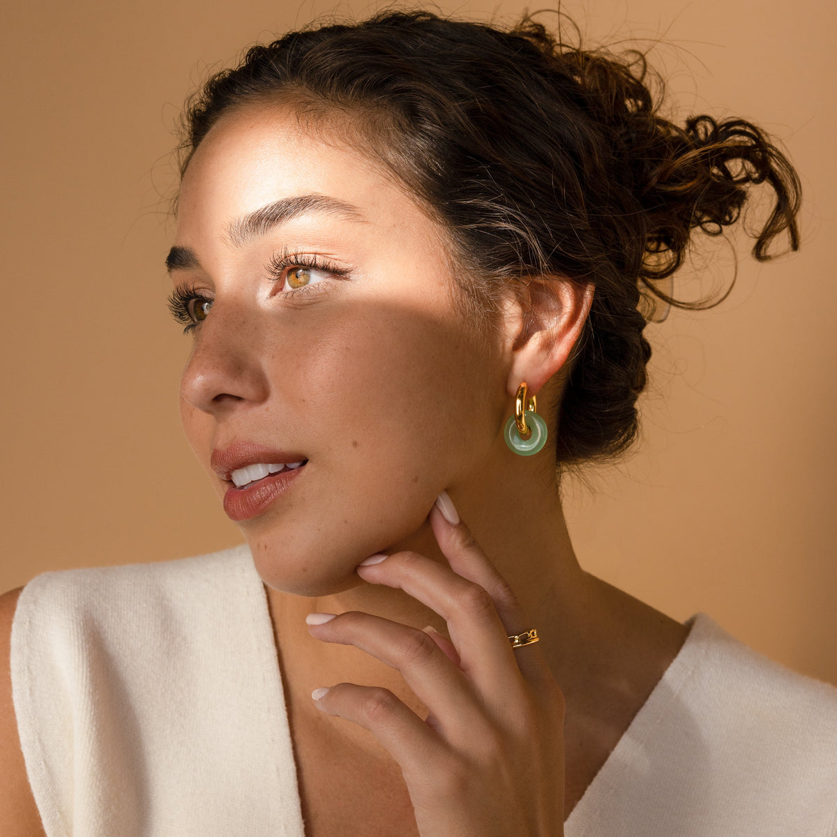 Clara jade duo hoops