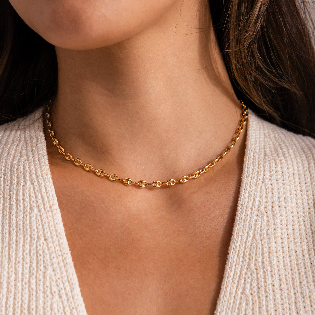 Mini mariner chain necklace