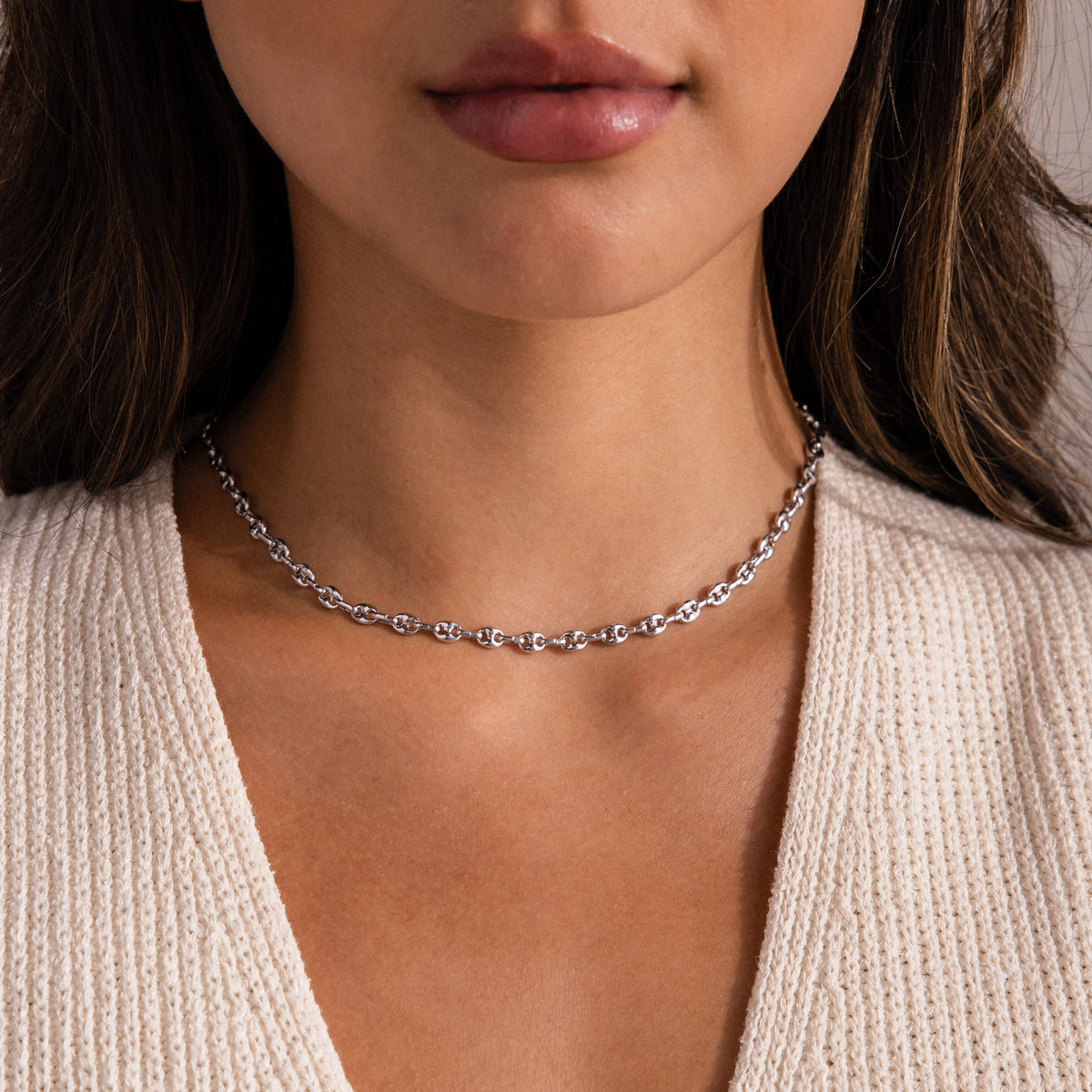 Mini mariner chain necklace