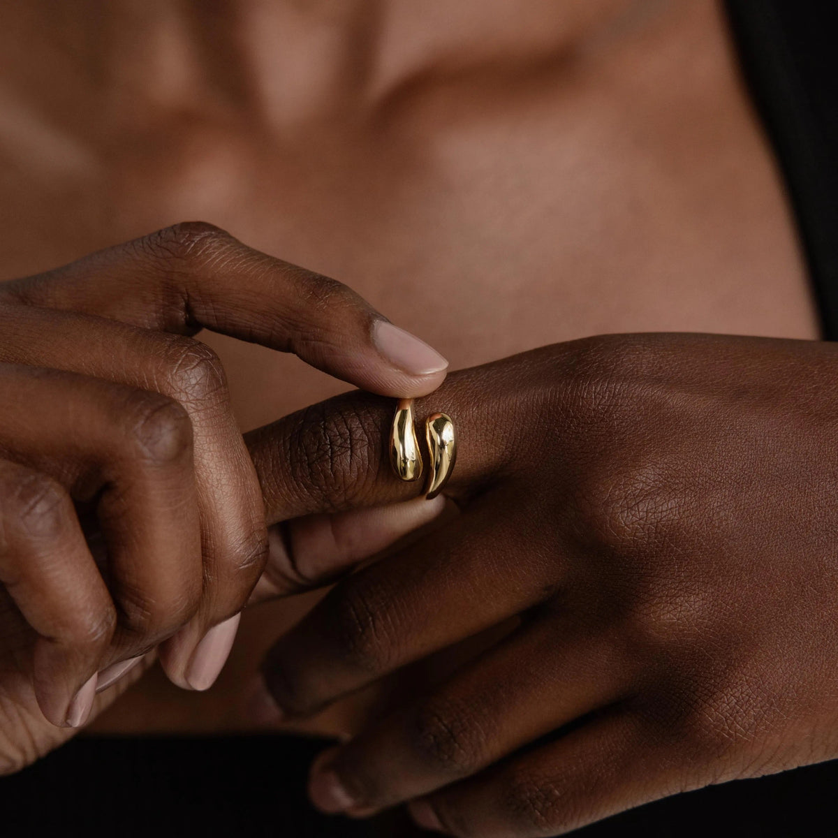Duo dome ring