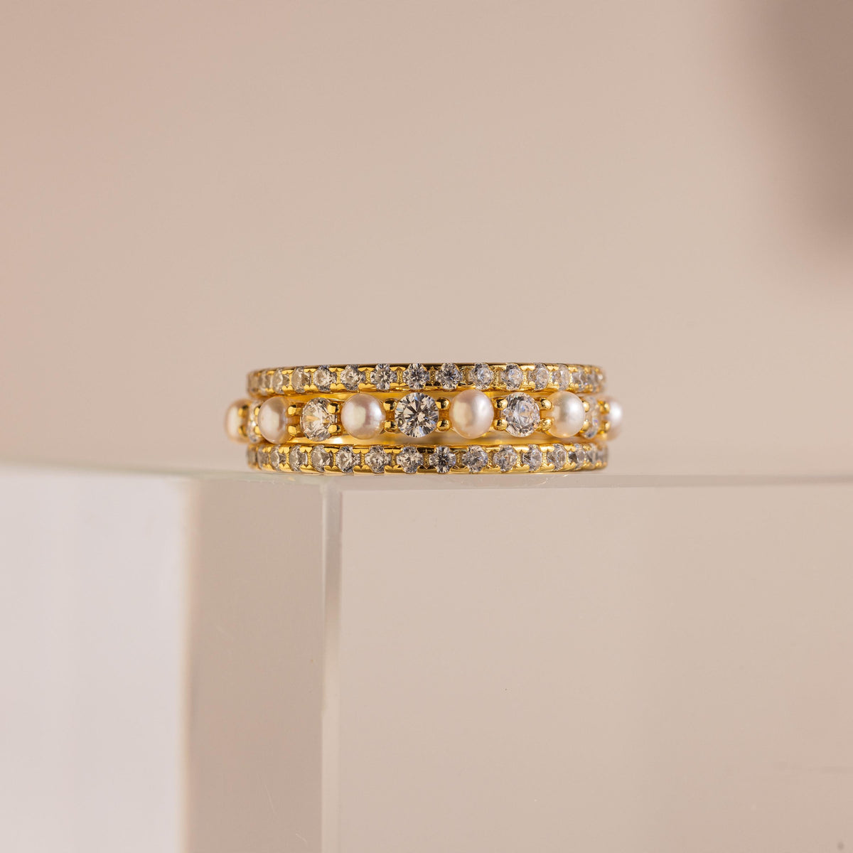Diamond eternity ring set