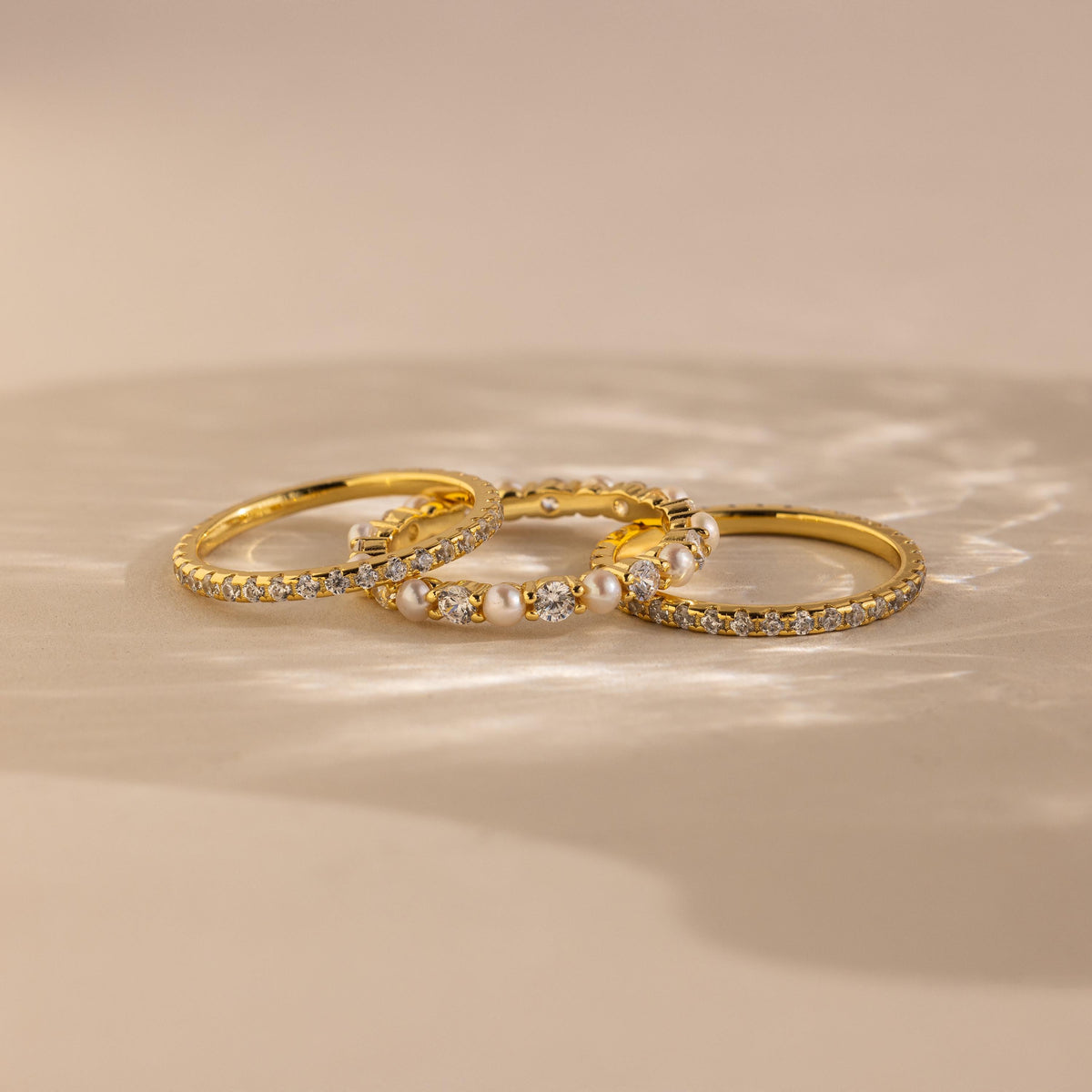 Diamond eternity ring set