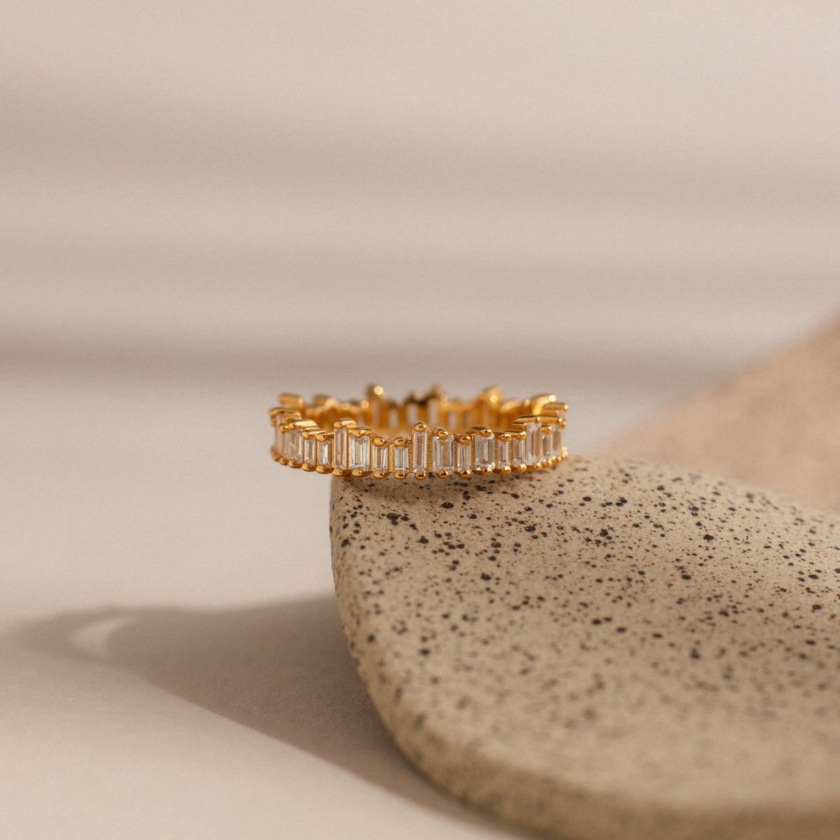 Art deco rhythm ring