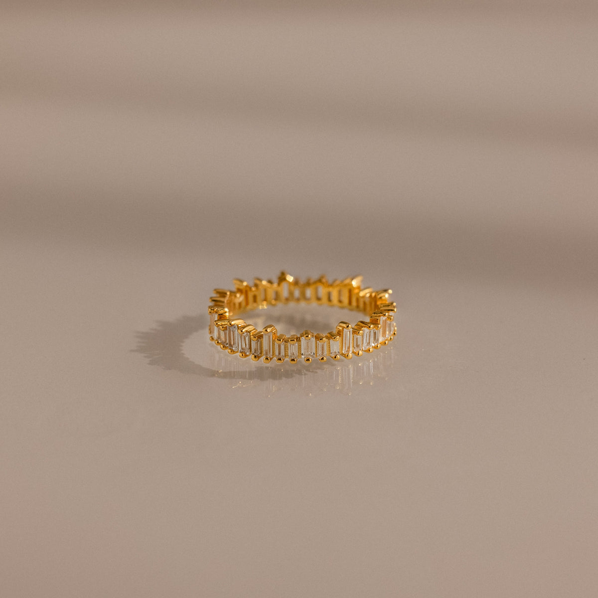 Art deco rhythm ring