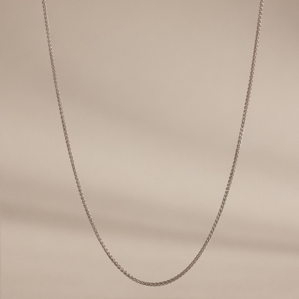 Woven chain necklace