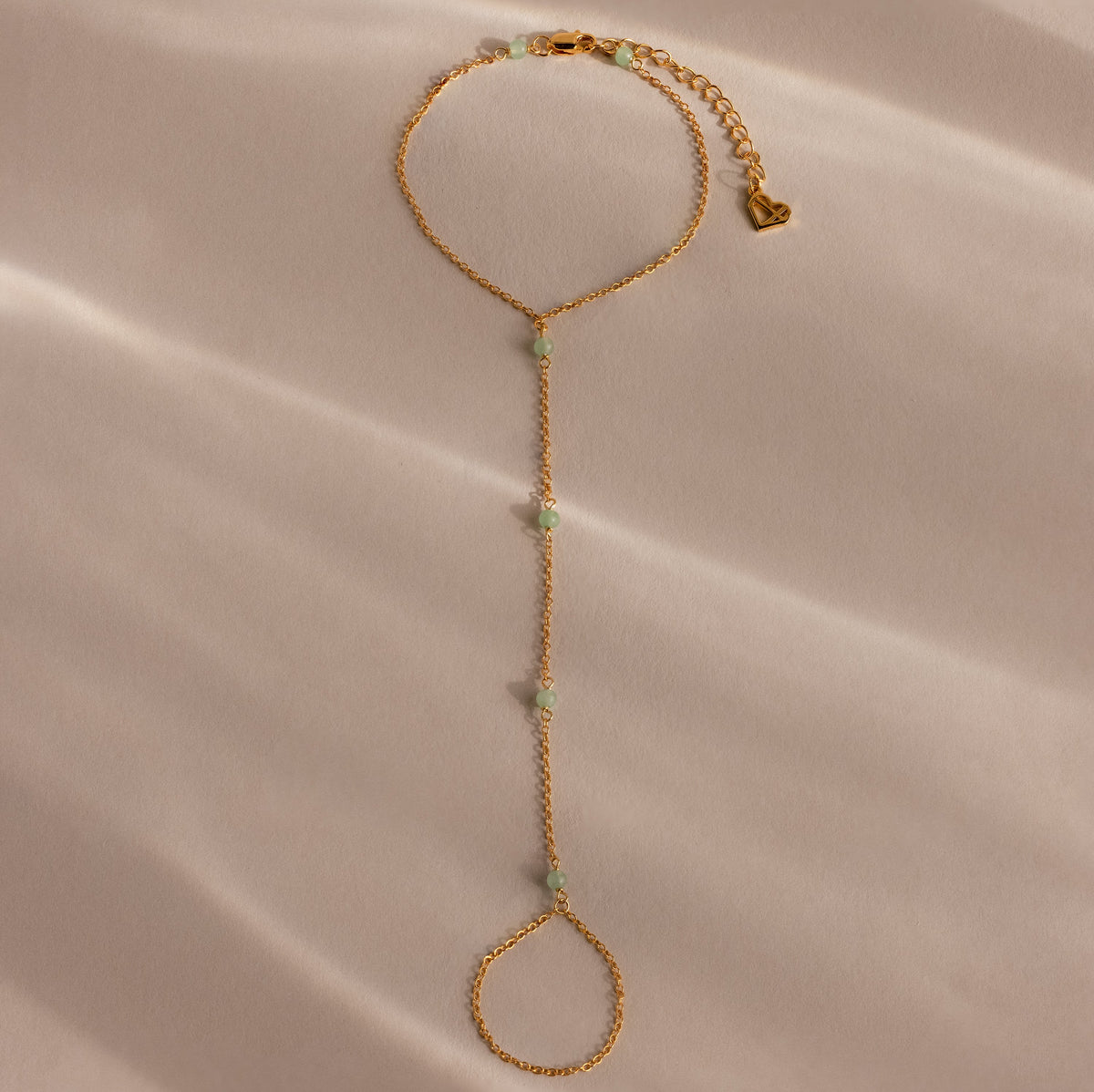 Jade Hand Chain Bracelet