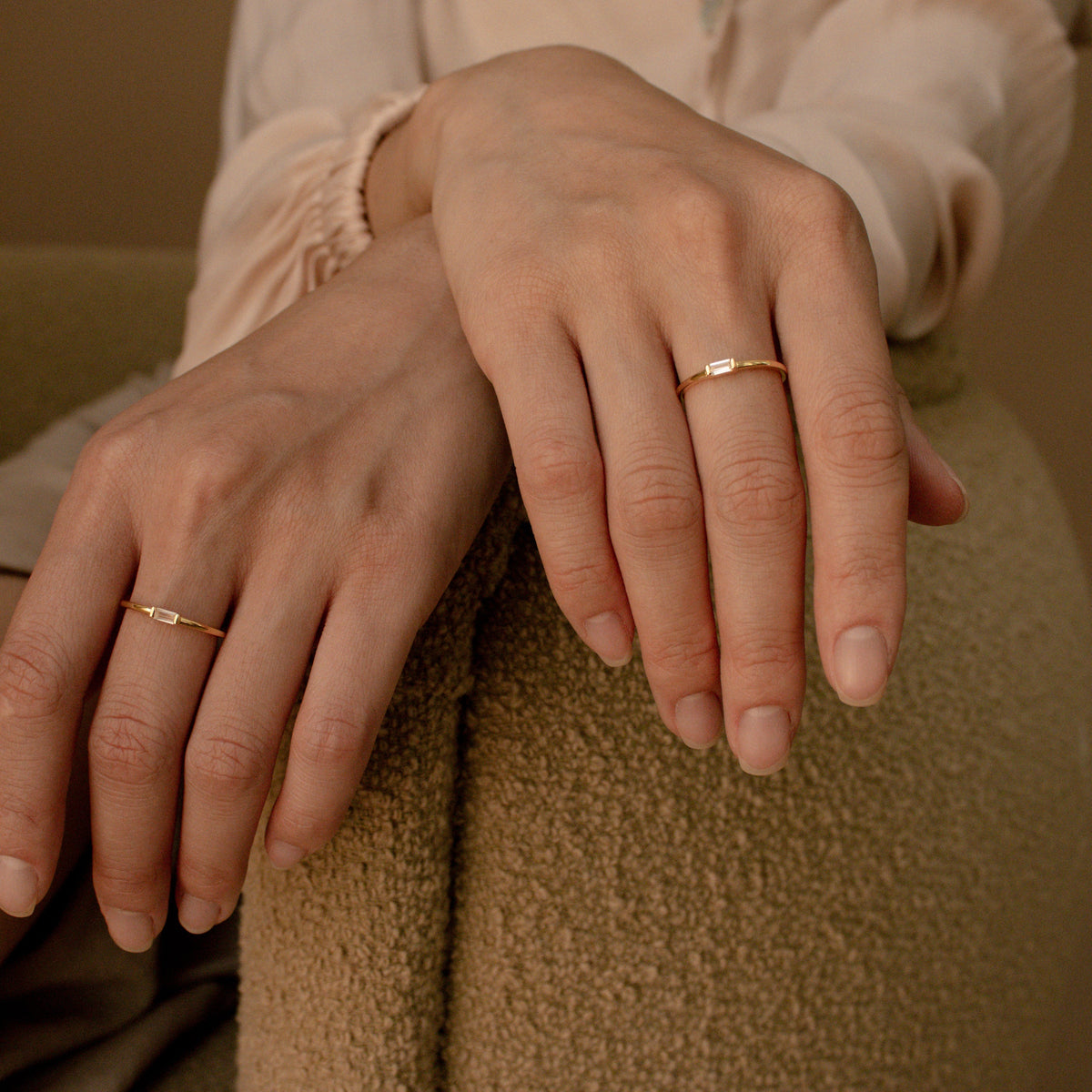 Baguette diamond ring
