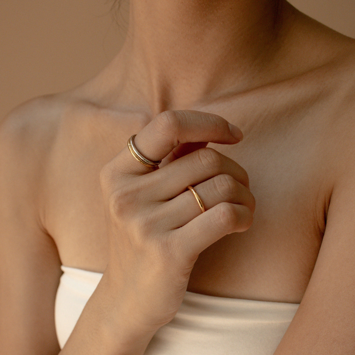 Minimal stacking ring