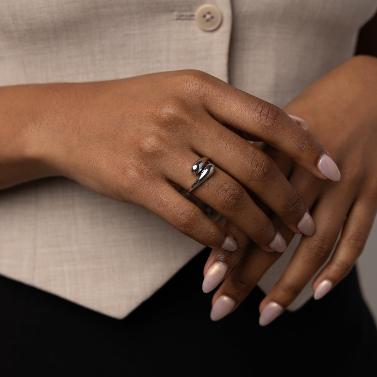Duo dome ring