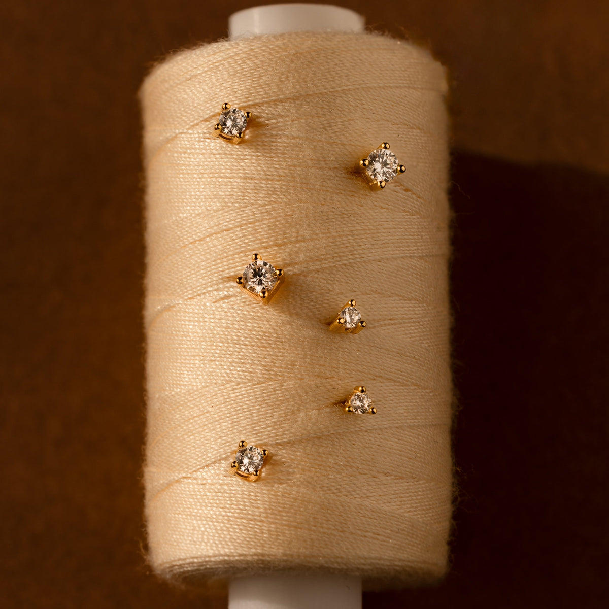 Booker diamond studs set
