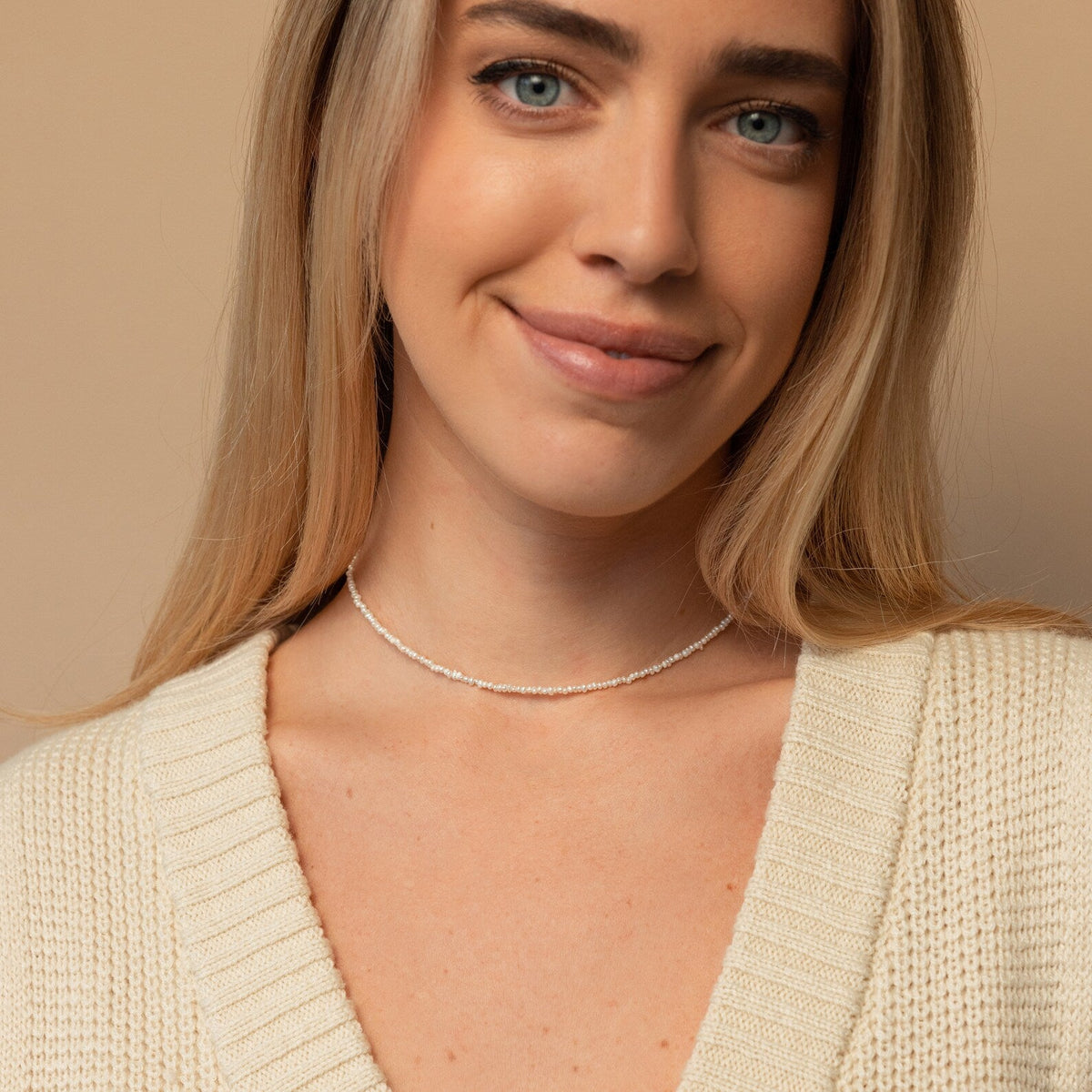 Brinley pearl choker