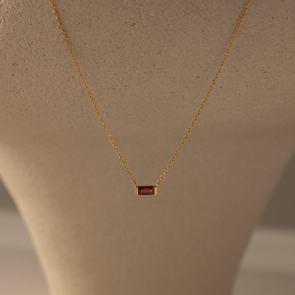 Emery birthstone necklace