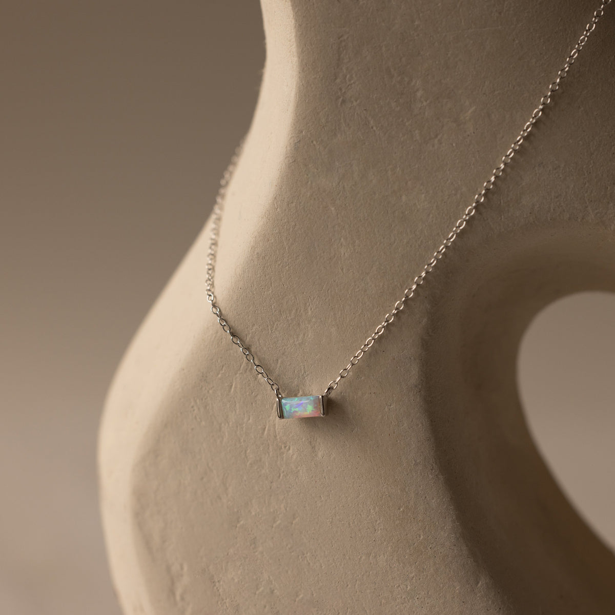 Emery birthstone necklace