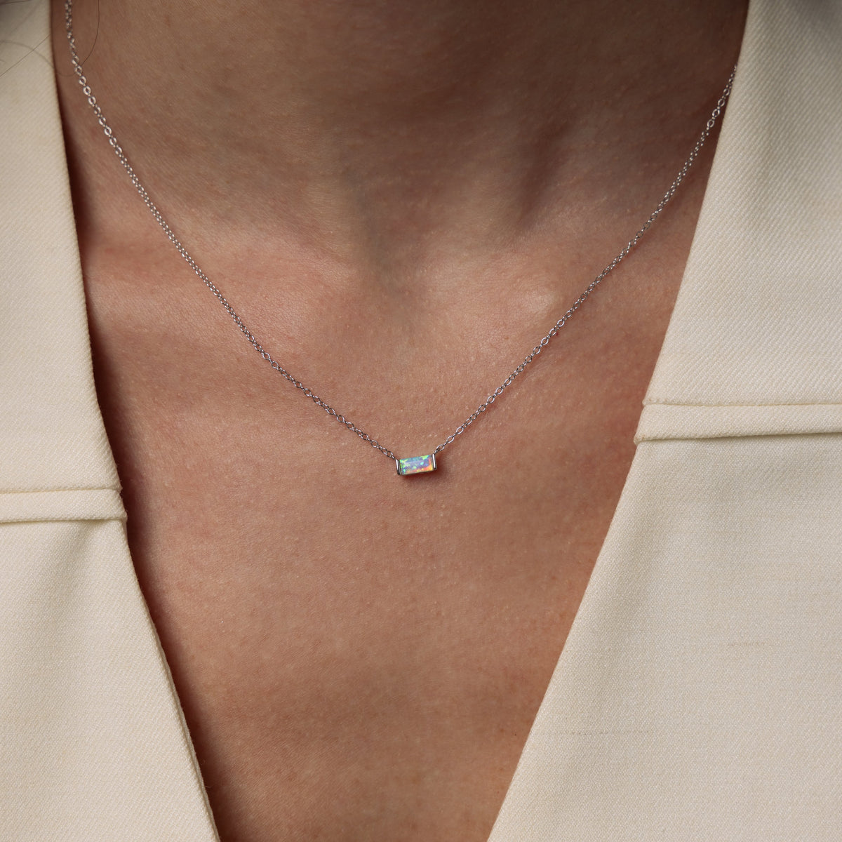 Emery birthstone necklace