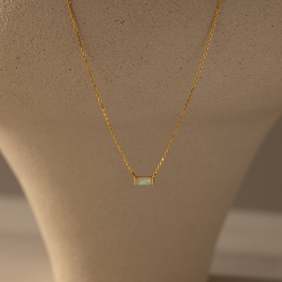 Emery birthstone necklace