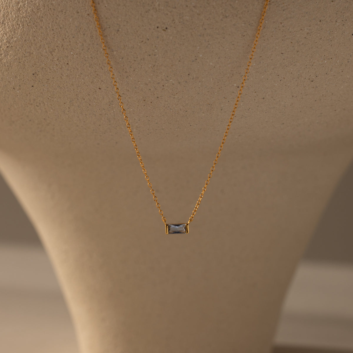 Emery birthstone necklace