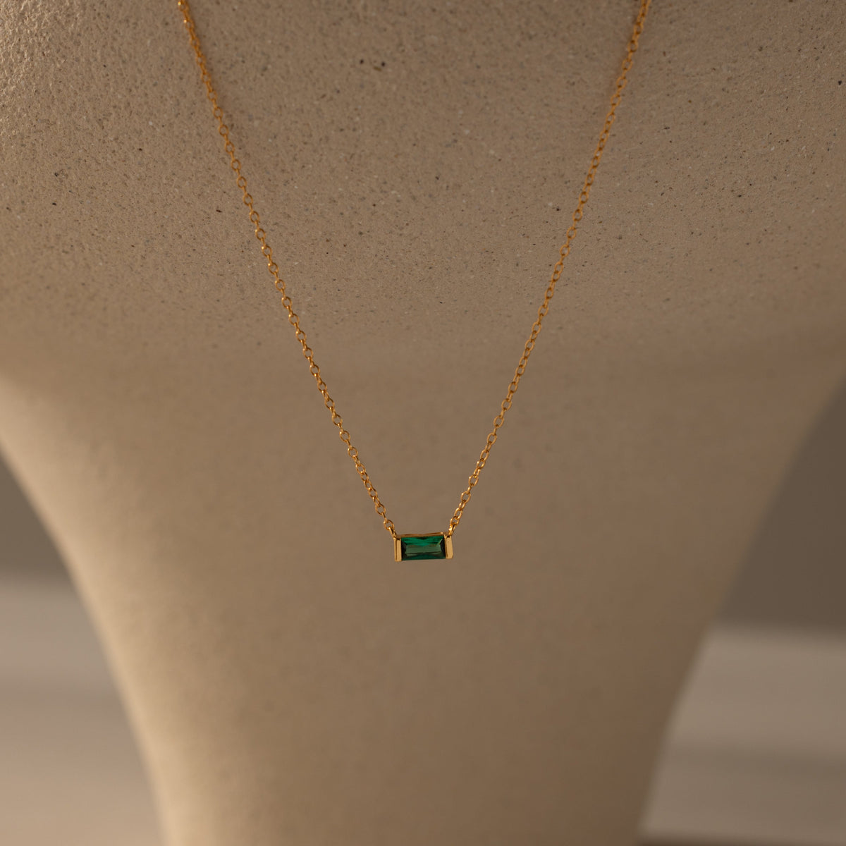 Emery birthstone necklace