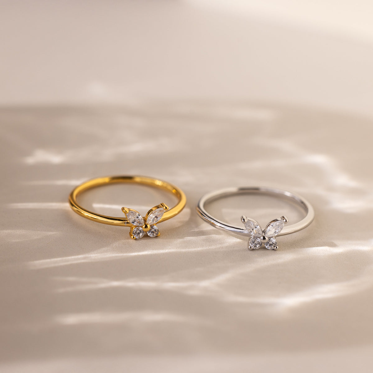 Mariposa diamond ring