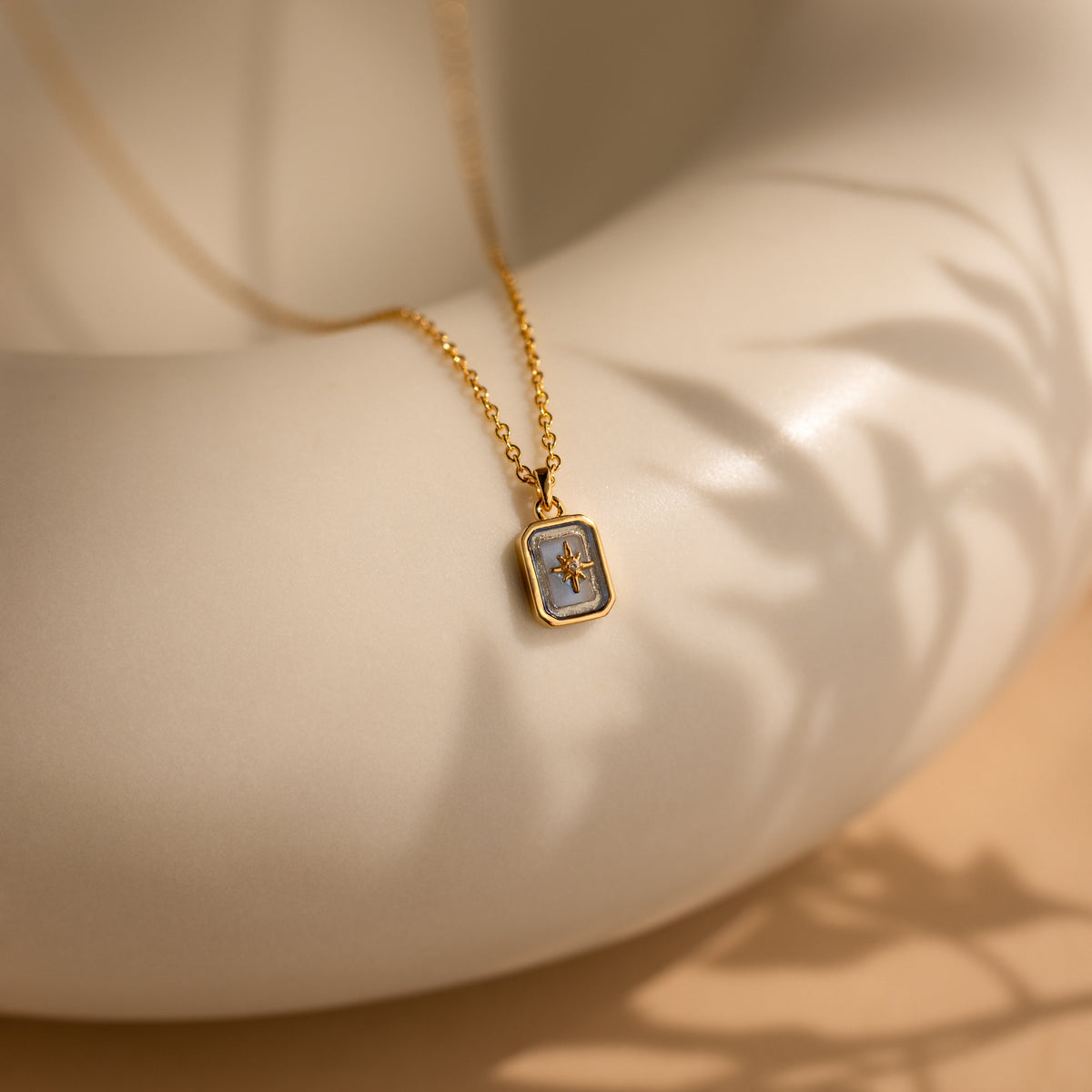 North star birthstone necklace