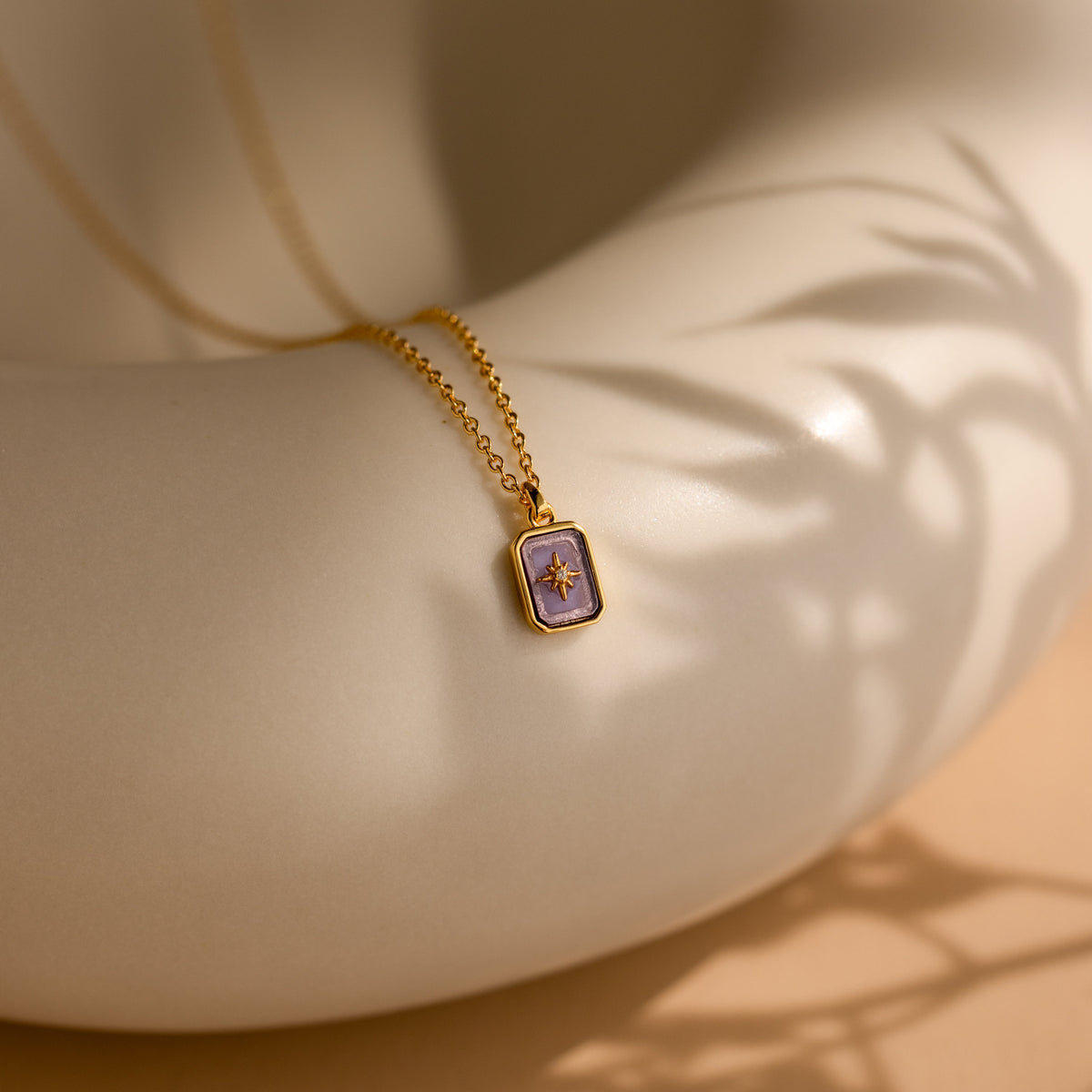 North star birthstone necklace
