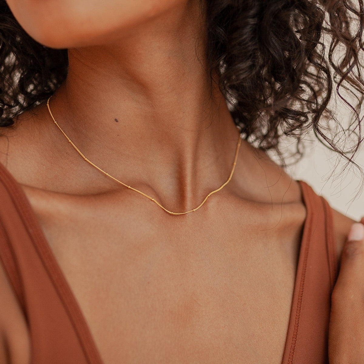 Satellite necklace