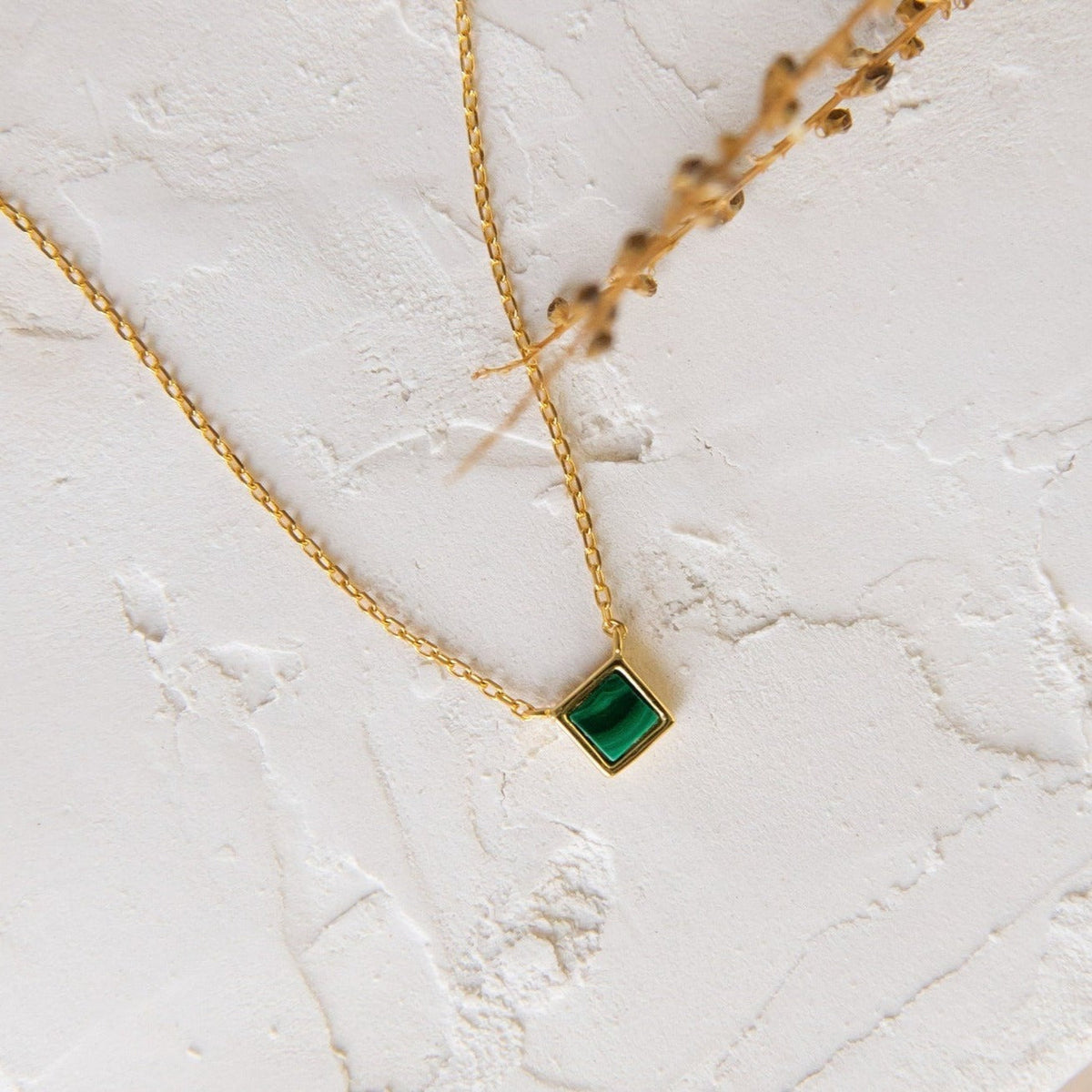 Malachite necklace