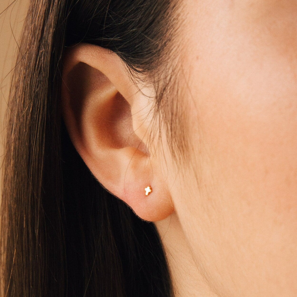 Tiny cross studs 2