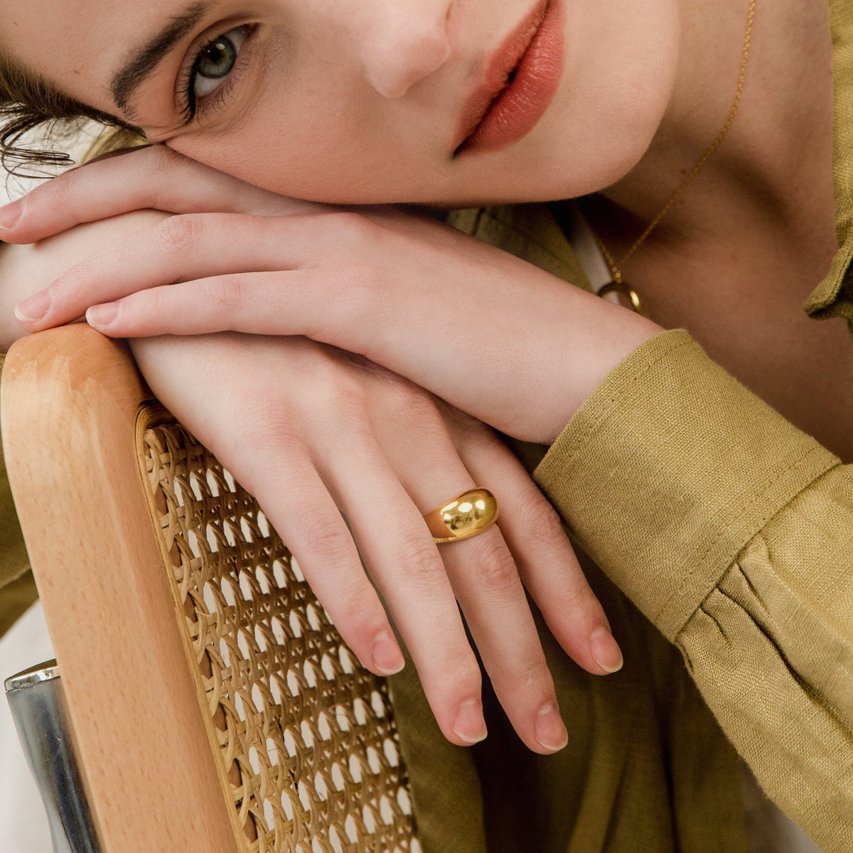 Bold dome ring