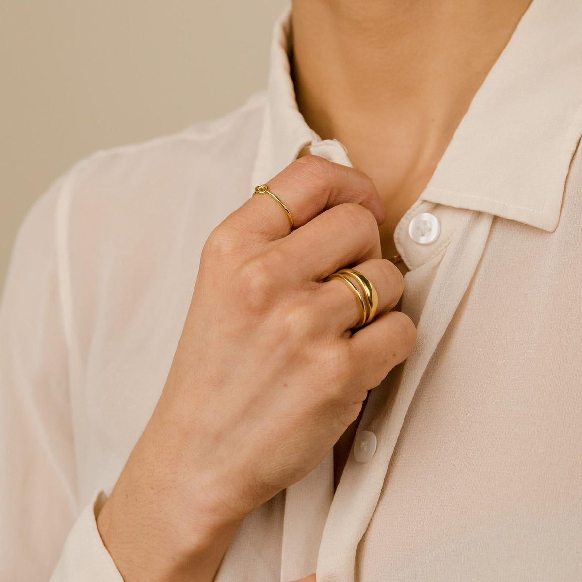 Duo form ring set