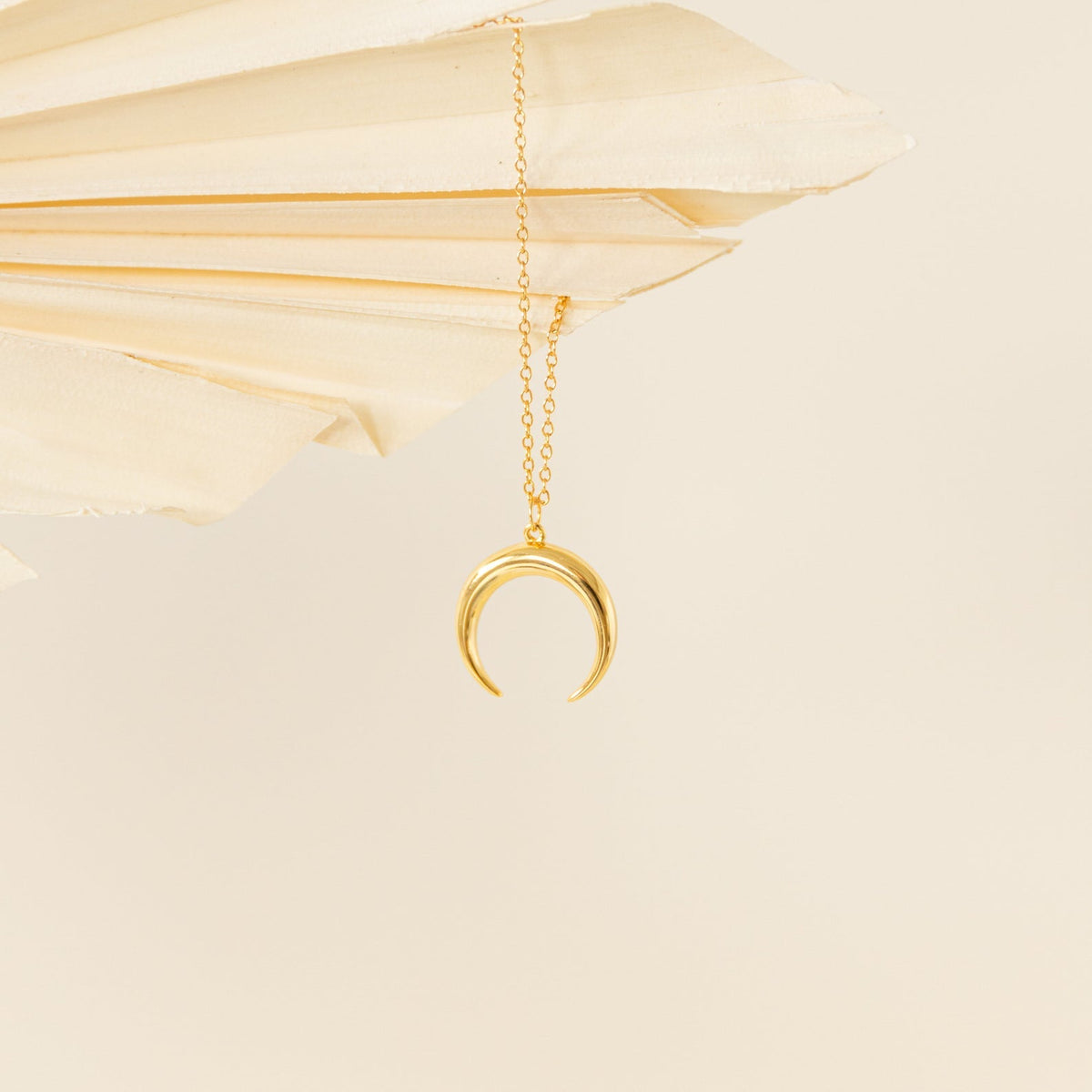 Crescent moon necklace