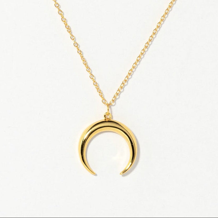 Crescent moon necklace
