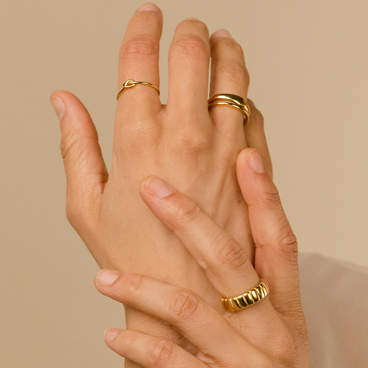Duo form ring set