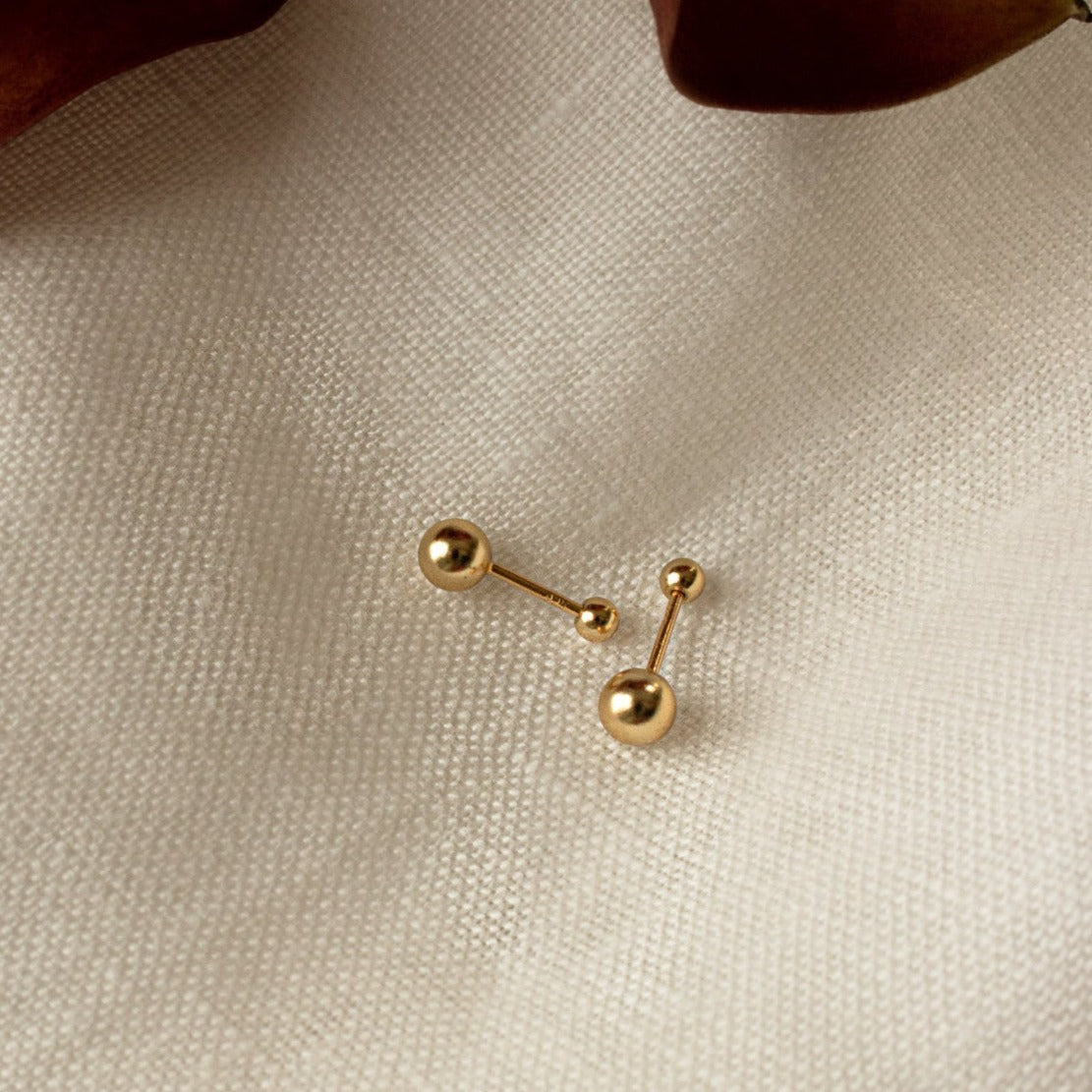 Hailey ball flat back studs