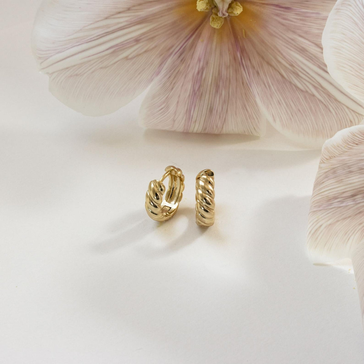 Morgan croissant hoops