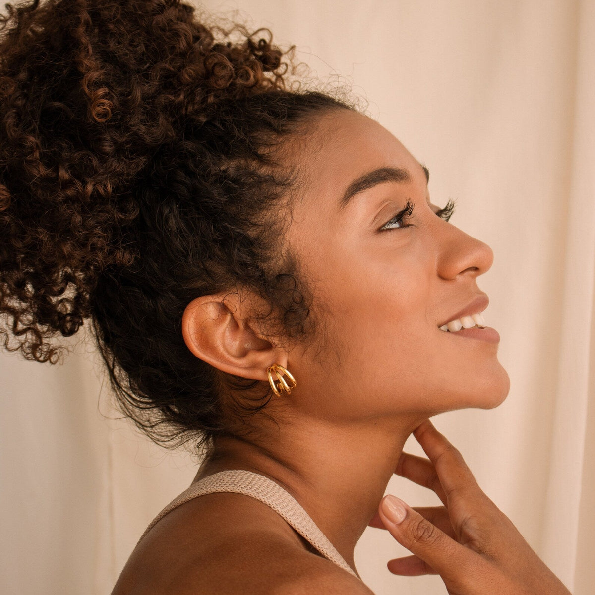 Jenna triple hoops