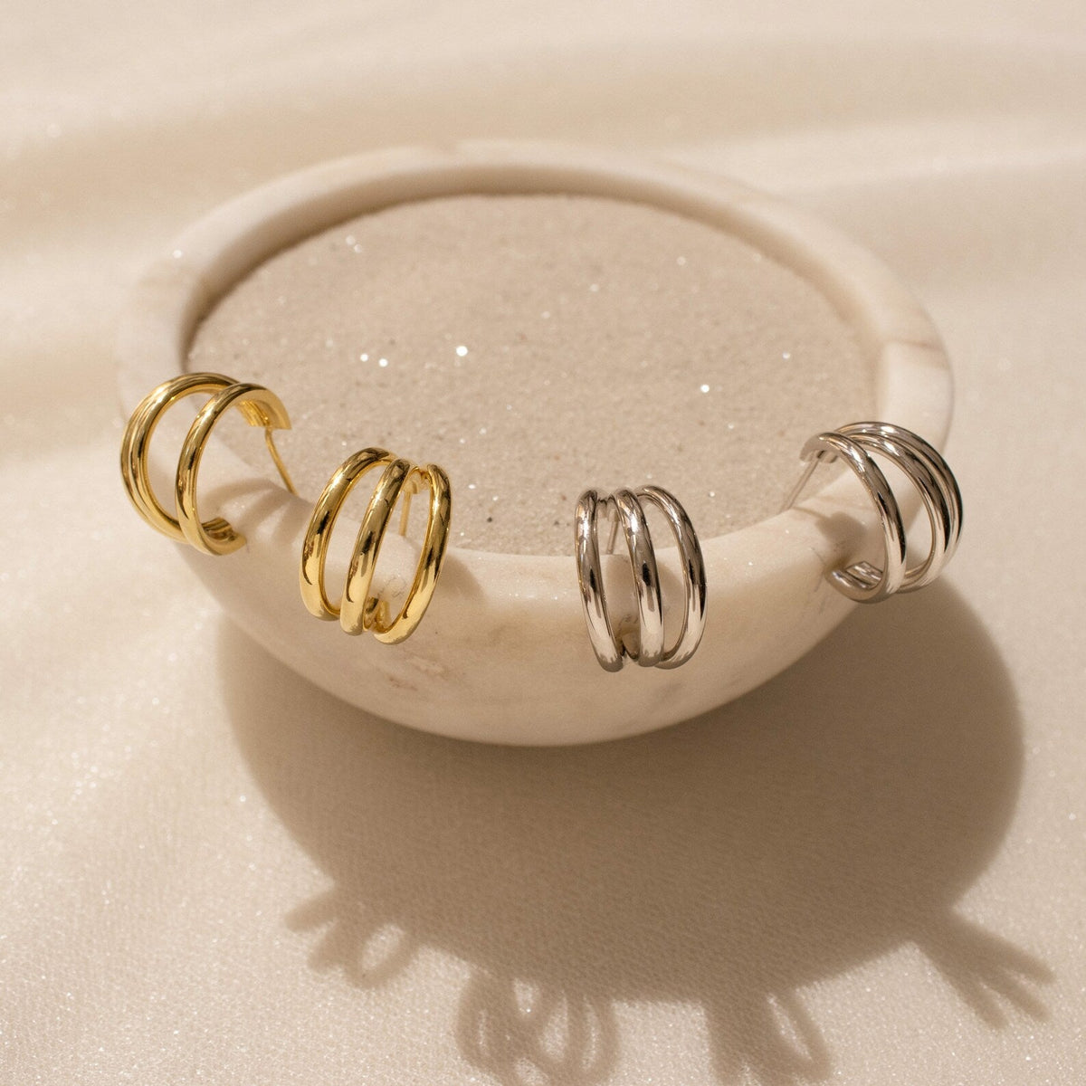 Jenna triple hoops