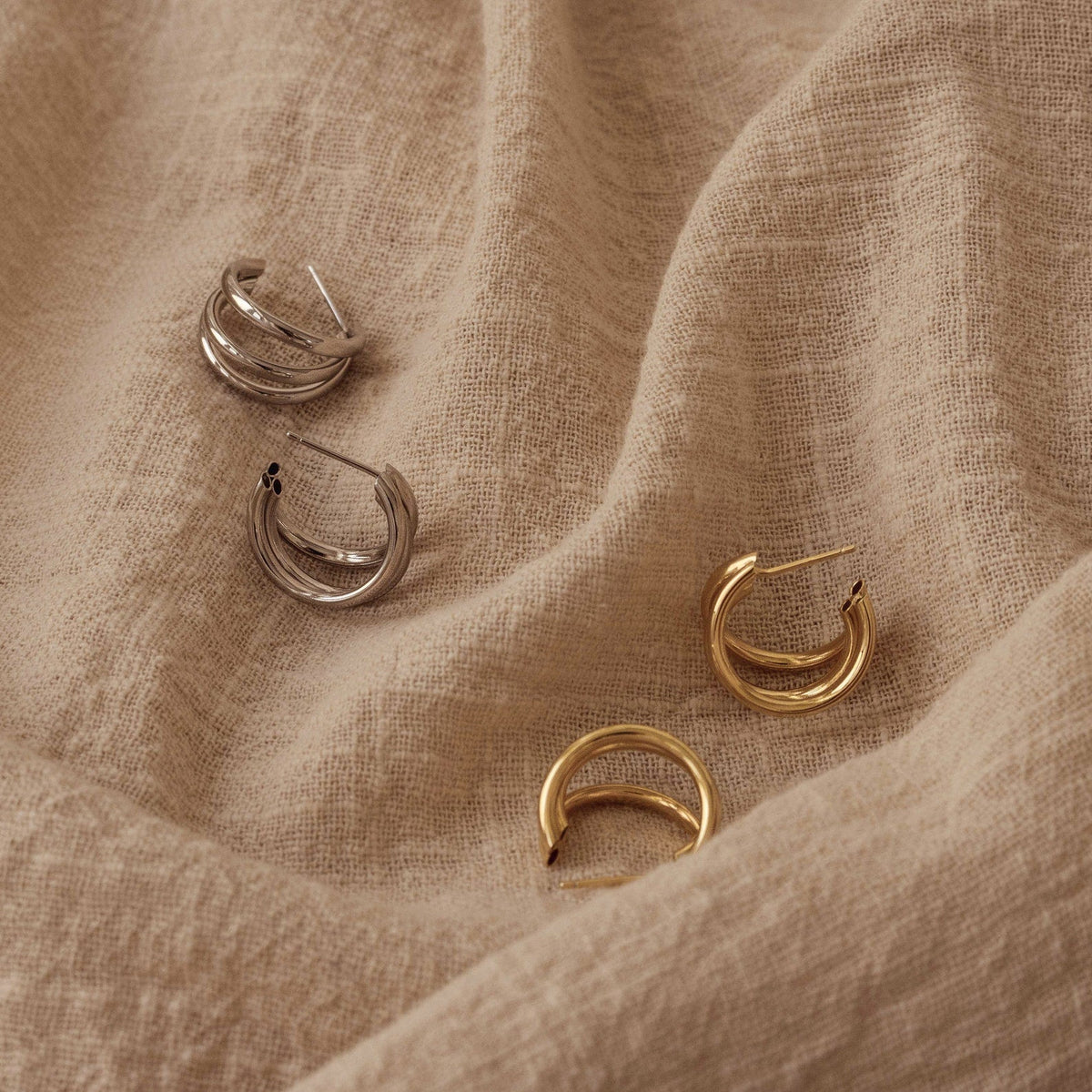 Jenna triple hoops