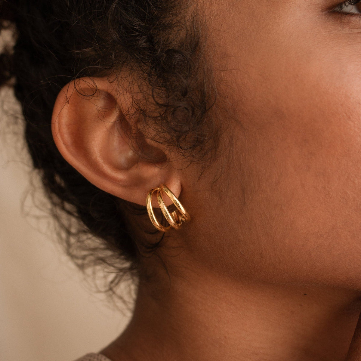 Jenna triple hoops