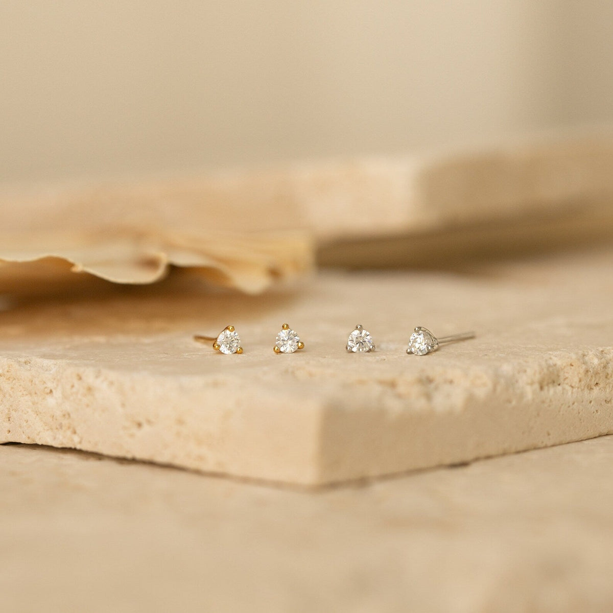 Elena diamond studs